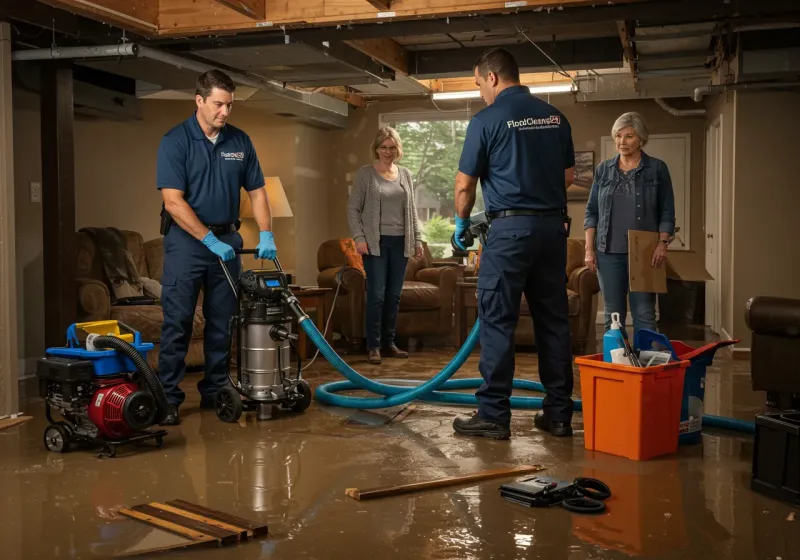 Basement Water Extraction and Removal Techniques process in Mulberry, IN